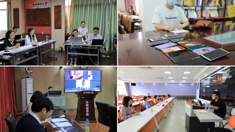 盧福財(cái)巡視碩士研究生招生復(fù)試現(xiàn)場，強(qiáng)調(diào)網(wǎng)絡(luò)技術(shù)支撐與咨詢服務(wù)保障工作